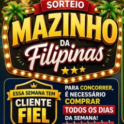 VENDAS DE SORTEIO ON-LINE MAZINHO DA FILIPINAS E TIMBÓ  ☘️