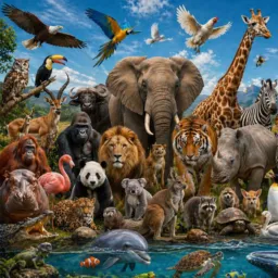 Todos os animais 🐒