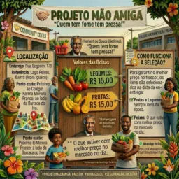 Projeto Mão Amiga — Quem tem fome, tem pressa!