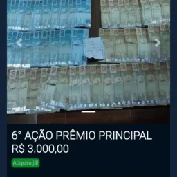 SORTEIO PELA LOTERIA FEDERAL 3.000,00