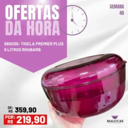 Ofertaço para o dia 30/05/. Apenas 30 peças a 30,00 reais e sacolas de 230 por 100 reais /Tupperware