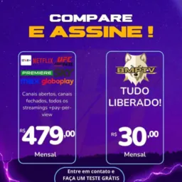 BMTVplay AVISOS e IPTV com PLANOS de até R$20,00/mês