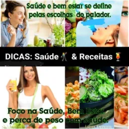 DICAS: SAÚDE🕺 E RECEITAS🍹