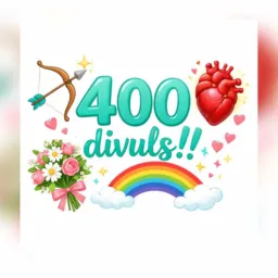 400 divuls!🏹🫀💐🌈