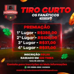 Os Fanáticos Tiro Curto 1,00