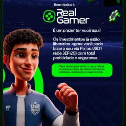 Real Gamer 3% por dia💸😜👊🏾
