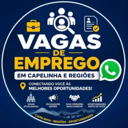 Vagas de emprego em capelinha e regiões 👨💻 GRUPO:1
