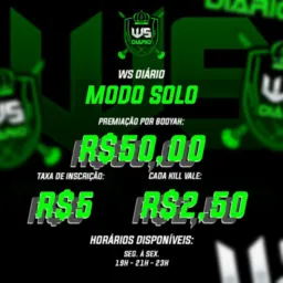 ⚔️ WS DIÁRIO SOLO 💚