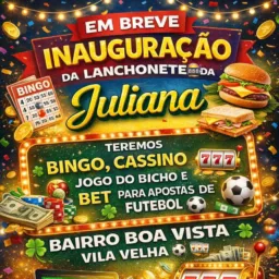 🎰 INAUGURAÇÃO DA NOSSA LANCHONETE E BINGO 🥪🎰