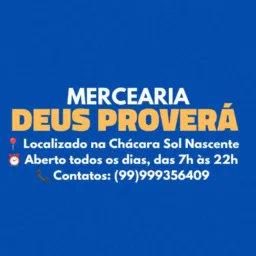Mercearia Deus Proverá chácara sol nascente