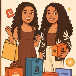 Indico com minha irmã 🛍️