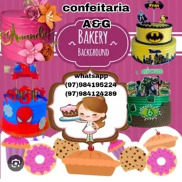 Confeitaria aqui você vai encontra todos tipos de doces e salgados bolos personalizados, kits festa
