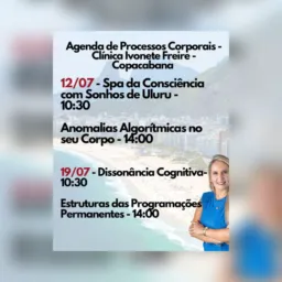 Processos Corporais Agenda JUNHO/ JULHO