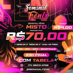 🐦🔥 SEMANAL FÊNIX - PRÉ INSCRIÇÃO 1🐦🔥