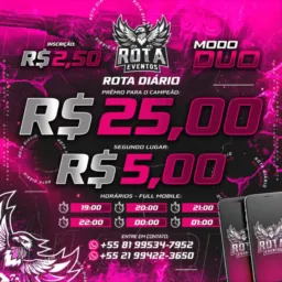 ROTA | PRE INSCRIÇÃO • DUO 💖