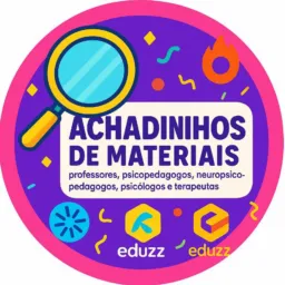 Achadinhos de materiais para neuropsicopedagogos/psicopedagogos/professores/psicólogos/terapeutas