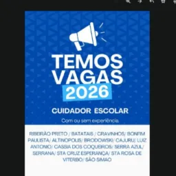 VAGA EFETIVA: CUIDADOR ESCOLAR - 2026