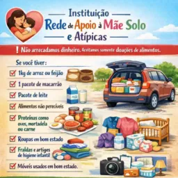 Arrecadação de alimentos para os necessitados